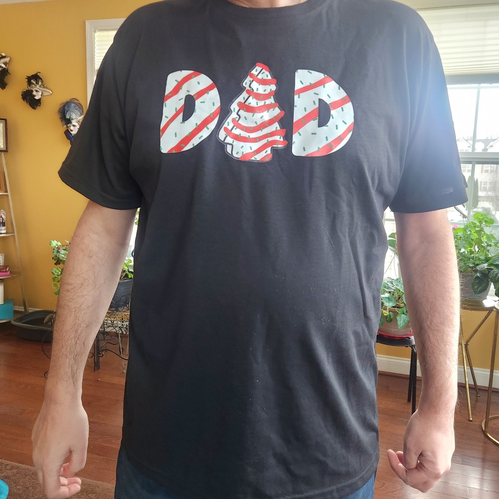 Mens Black Graphic T-Shirt Size Xl/XXL